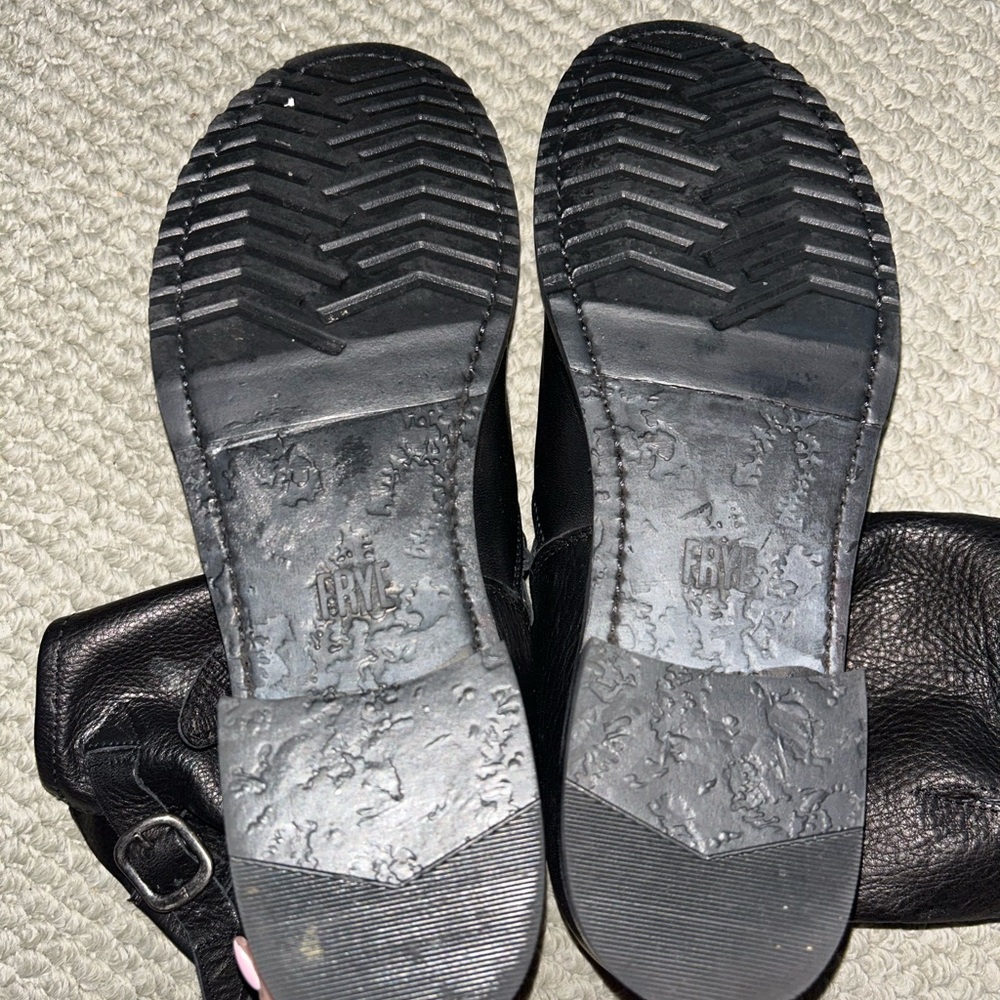 FRYE AND CO. Black Combat & Moto Boots - Picture 6 of 6